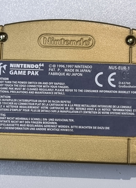 N64 The Legend of Zelda Majoras Mask (Gold) (CARDRIDGE) - USADO
