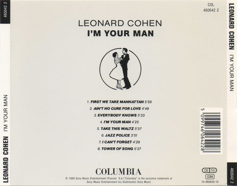 CD - Leonard Cohen – I'm Your Man - USADO