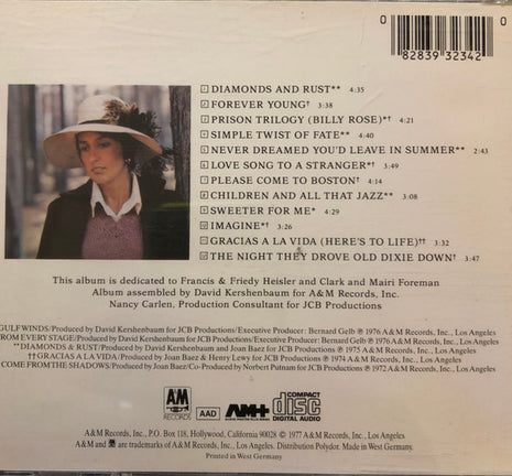 CD - Joan Baez – The Best Of Joan C. Baez - USADO