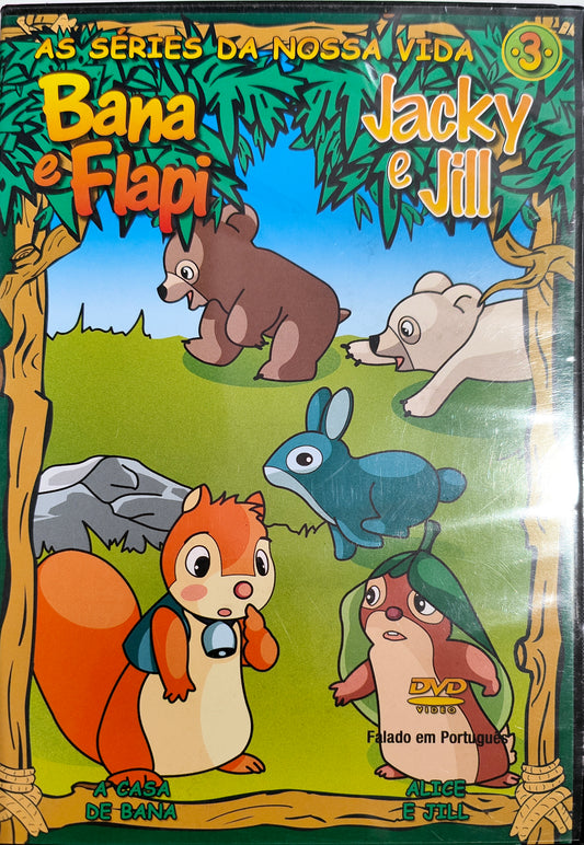 DVD Bana E Flapi Jacky E Jill A Casa De Bana Alice E Jill - USADO