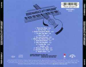 CD 10,000 Maniacs – MTV Unplugged - USADO