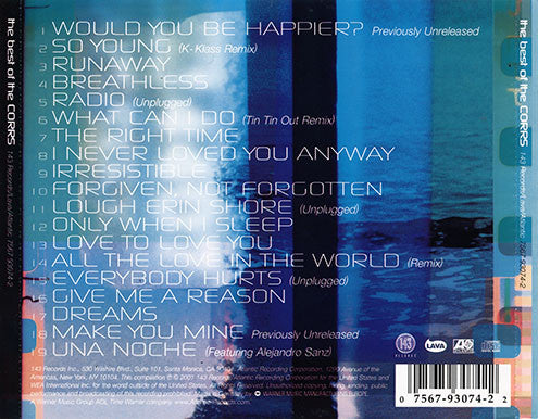 CD The Corrs – Best Of The Corrs - USADO