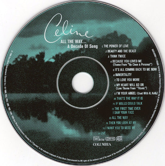 CD Celine Dion – All The Way... A Decade Of Song - USADO