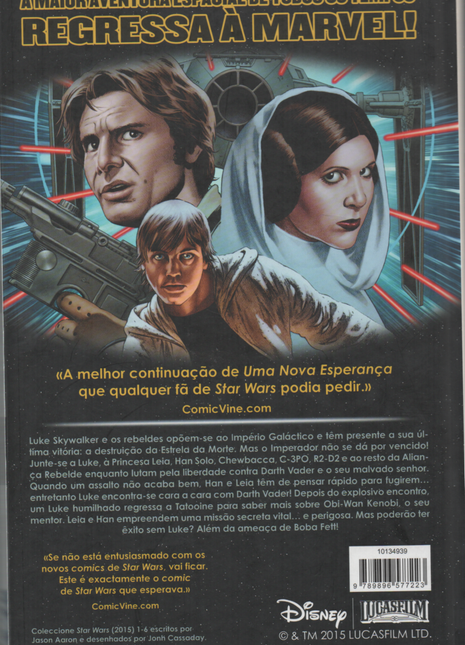 Star Wars - O Ataque de Skywalker Volume 1 de Jason Aaron e John Cassaday   -USADO