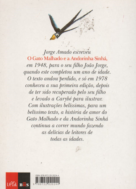 Livro - O Gato Malhado e a Andorinha Sinhá Uma história de amor (Livro de Bolso) de Jorge Amado - USADO