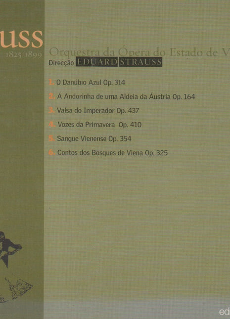 CD - Bedřich Smetana, Johann Strauss – Grandes Compositores - USADO