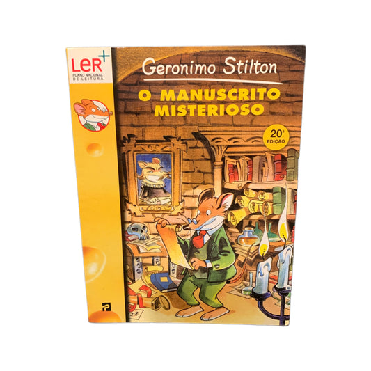 LIVRO O Manuscrito Misterioso de Geronimo Stilton - USADO