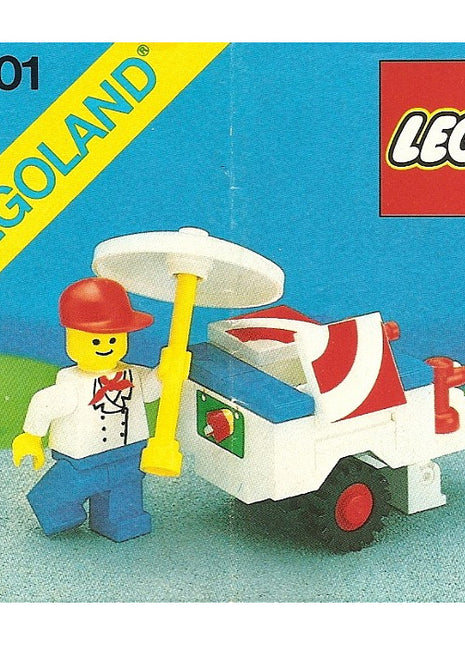 LEGO Ice Cream Cart 6601 (1985) (NO BOX / WITH INSTRUCTIONS)  - USADO