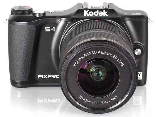 Camera Fotografica Digital Kodak Pixpro S-1 16MP Mirrorless Camera + 12-45mm + Flash - USADO Grade A