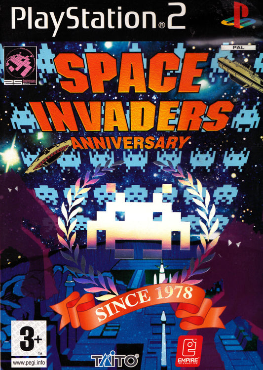 PS2 SPACE INVADERS ANNIVERSARY - USADO