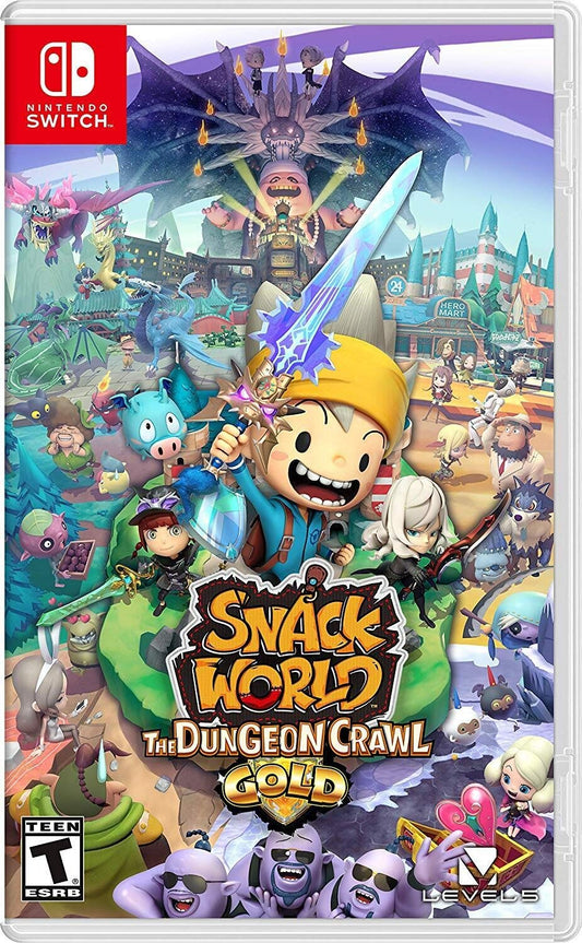 SNACK WORLD : THGE DUNGEON CRAWL-GOLD Nintendo Switch - USADO