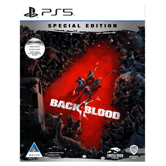 PS5 Back 4 Blood Special Edition SteelBook No DLC - USADO