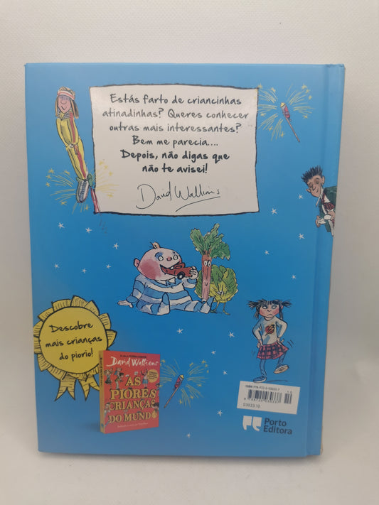 Livro As piores crianças do mundo 2 de David Walliams - USADO