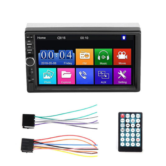 Auto-Radio 2DIN 7" Touch , Bluetooth 7010D - NOVO