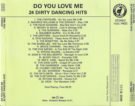 CD Various – Do You Love Me 24 Dirty Dancing Hits - USADO