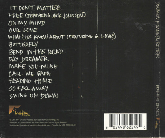 CD Donavon Frankenreiter – Donavon Frankenreiter Digipack - USADO