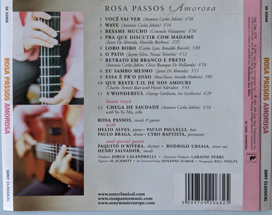 CD Rosa Passos – Amorosa - USADO