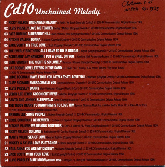 CD Various – Rock & Roll Anthology 10 CDS - USADO