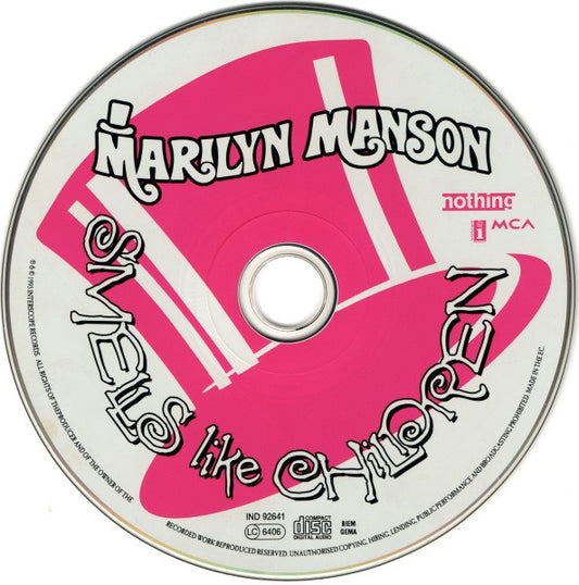 CD Marilyn Manson – Smells Like Children - USADO