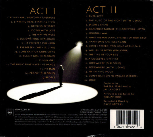 CD Streisand – Live In Concert 2006 2 CDS - USADO