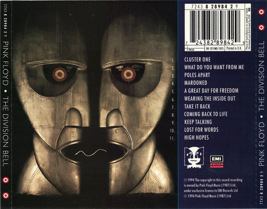 CD Pink Floyd – The Division Bell - USADO