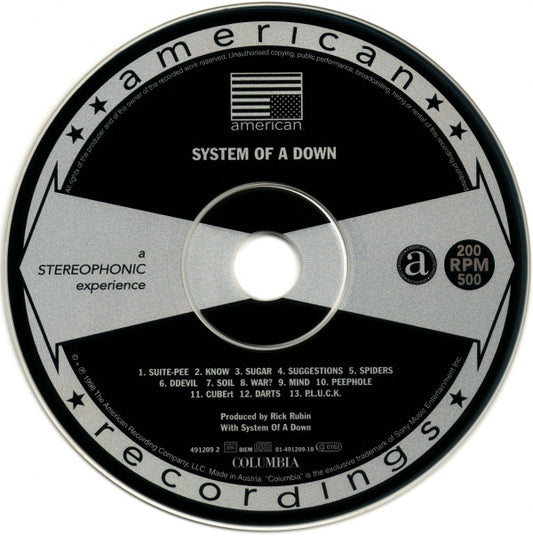 CD System Of A Down – System Of A Down - USADO