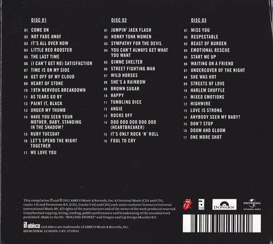 CD The Rolling Stones – Grrr! 3 CDS - USADO