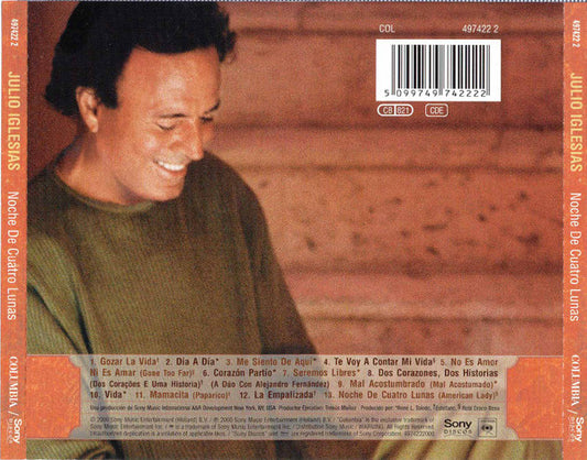 CD Julio Iglesias – Noche De Cuatro Lunas - USADO