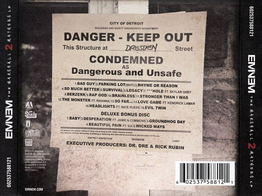 CD Eminem – The Marshall Mathers LP 2 "DELUXE EDITION" - USADO