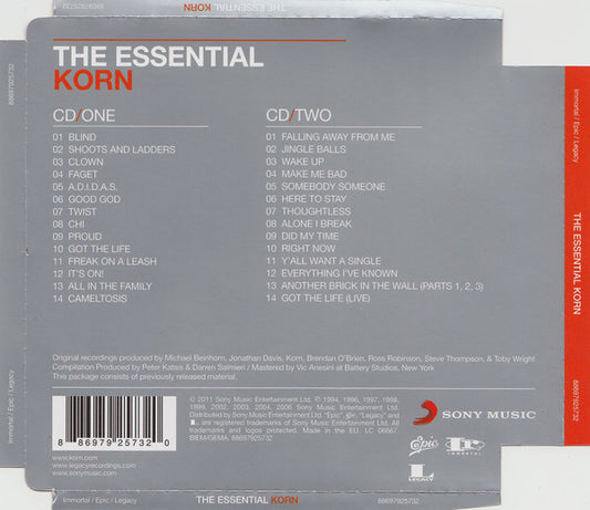 CD Korn – The Essential Korn 2 CDS - USADO