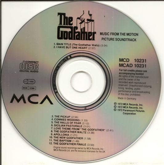 CD Nino Rota – The Godfather Music From The Original Motion Picture Soundtrack - USADO