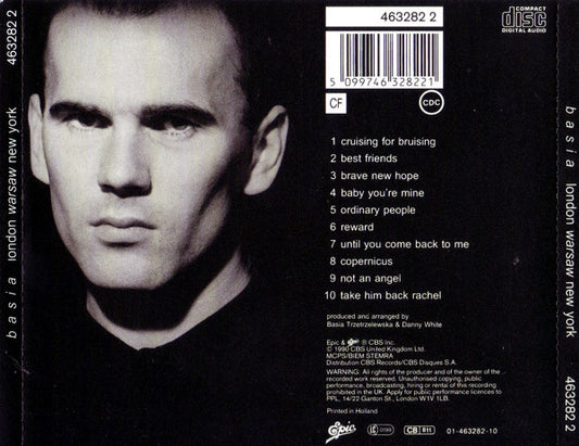 CD Basia – London Warsaw New York - USADO