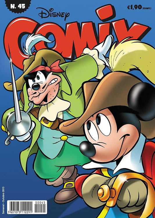 LIVRO BD Disney Comix 2012 n° 45 - NOVO/EXPOSIÇÃO