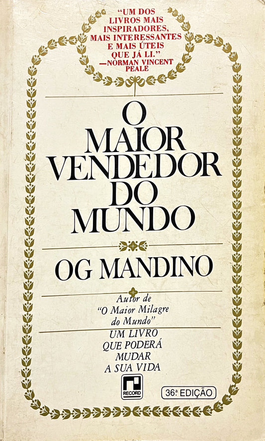 LIVRO O Maior vendedor do mundo OGG mandino - USADO