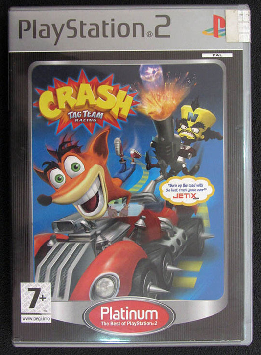 PS2 CRASH: TAG TEAM RACING PLATINUM - USADO