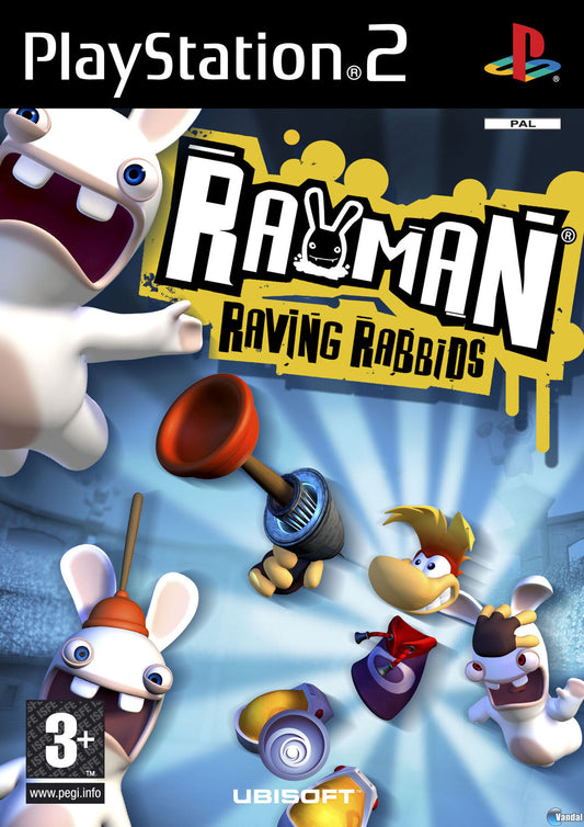 PS2 Rayman Raving Rabbids - USADO