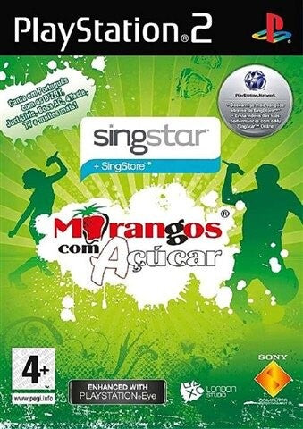 PS2 SINGSTAR MORANGOS COM ACUCAR - USADO