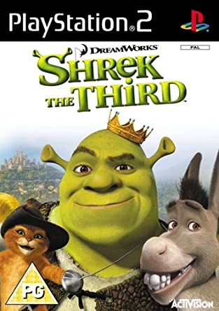 PS2 SHREK THE THIRD - USADO