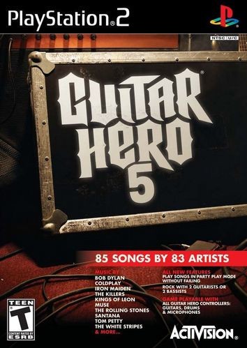 PS2 Guitar Hero 5 - USADO