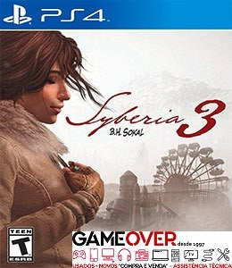 PS4 SYBERIA 3 B.H. SOKAL - USADO