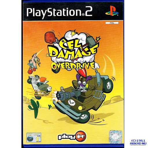 PS2 CEL DAMAGE OVERDRIVE - USADO