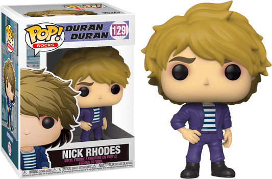 Funko Duran Duran Pop! Rocks Boneco De Vinil Nick Rhodes 129