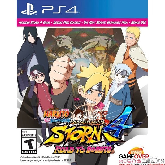 PS4 NARUTO SHIPUDEN ULTIMATE NINJA 4 ROAD TO NARUTO - USADO