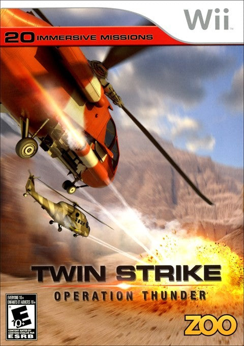 WII TWIN STRIKE: OPERATION THUNDER - USADO