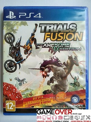 PS4 TRIALS FUSION: THA AWESOME MAX EDITION SEM DLC - USADO