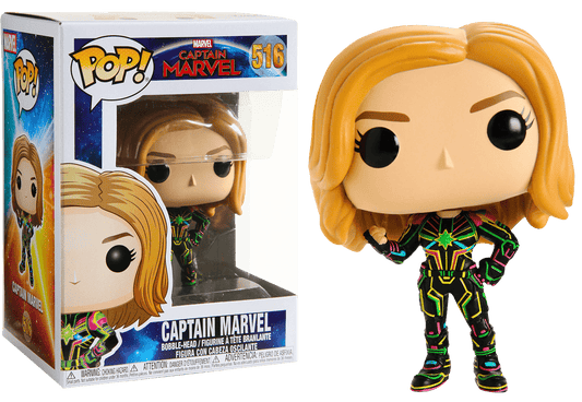 Funko POP figure Marvel Captain Marvel with Neon Suit