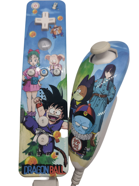 Nintendo Wii Comando Remote + Nunchuck Dragon Ball - USADO