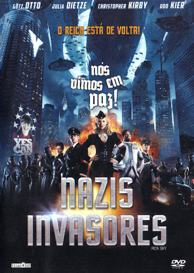 DVD Nazis Invasores ( 2018 ) - usado