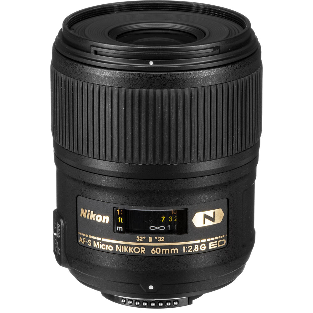 LENTE Nikon 60mm f2.8 AF-S Micro G ED Lens - USADSO (GRADE A)