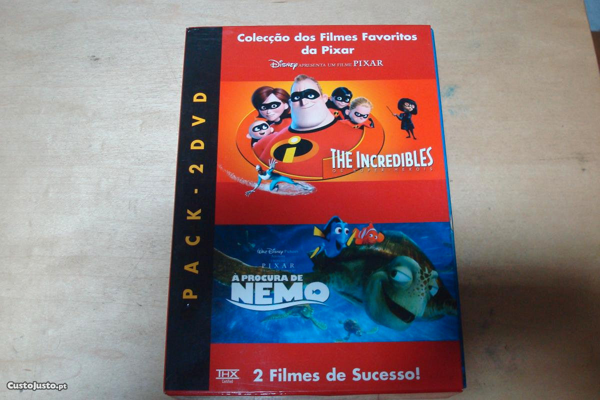 DVD Coleção dos Filmes Favoritos da Pixar Pack 2 -USADO